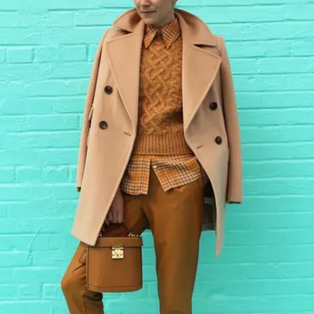 Halogen Camel Crew Neck Sweater